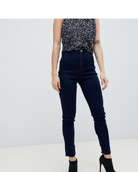 dunkelblaue enge Jeans von Missguided Petite