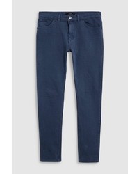 dunkelblaue enge Jeans von next