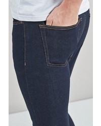 dunkelblaue enge Jeans von next