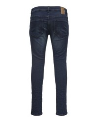 dunkelblaue enge Jeans von ONLY & SONS