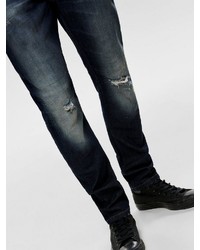dunkelblaue enge Jeans von ONLY & SONS