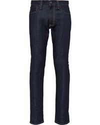 dunkelblaue enge Jeans von Prada