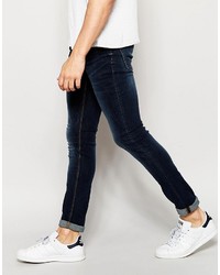 dunkelblaue enge Jeans von Pull&Bear