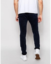 dunkelblaue enge Jeans von Pull&Bear