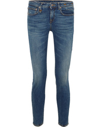 dunkelblaue enge Jeans von R13