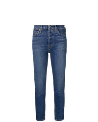 dunkelblaue enge Jeans von RE/DONE