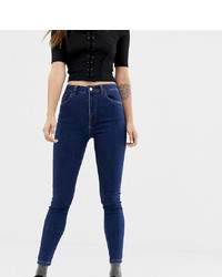 dunkelblaue enge Jeans von Reclaimed Vintage