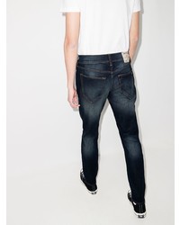 dunkelblaue enge Jeans von True Religion