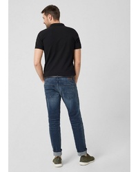 dunkelblaue enge Jeans von S.OLIVER RED LABEL