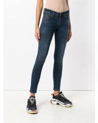 dunkelblaue enge Jeans von Diesel