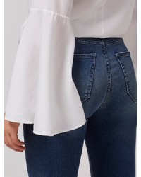 dunkelblaue enge Jeans von Selected Femme