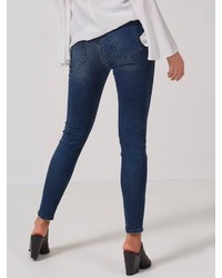 dunkelblaue enge Jeans von Selected Femme