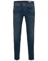 dunkelblaue enge Jeans von Selected Homme