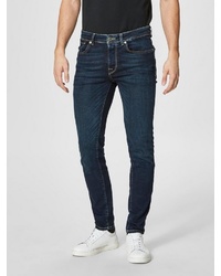 dunkelblaue enge Jeans von Selected Homme
