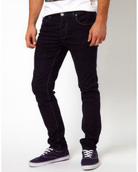 dunkelblaue enge Jeans von Selected