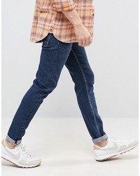 dunkelblaue enge Jeans von Asos