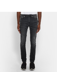 dunkelblaue enge Jeans von Neil Barrett