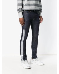 dunkelblaue enge Jeans von Junya Watanabe