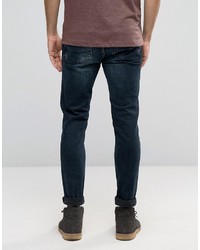 dunkelblaue enge Jeans von Asos