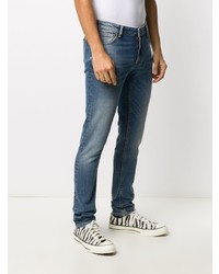 dunkelblaue enge Jeans von Nudie Jeans