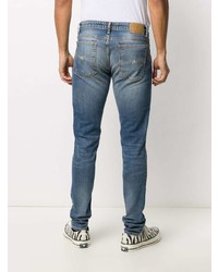 dunkelblaue enge Jeans von Nudie Jeans