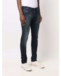 dunkelblaue enge Jeans von Diesel