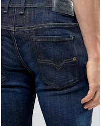 dunkelblaue enge Jeans von Diesel