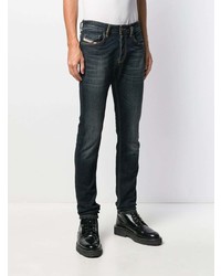 dunkelblaue enge Jeans von Diesel