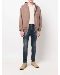 dunkelblaue enge Jeans von Flaneur Homme