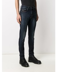 dunkelblaue enge Jeans von Diesel