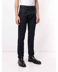 dunkelblaue enge Jeans von Ermenegildo Zegna