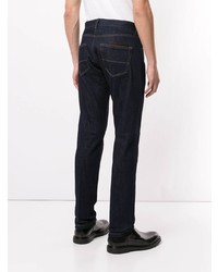 dunkelblaue enge Jeans von Ermenegildo Zegna