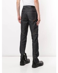 dunkelblaue enge Jeans von Wooyoungmi