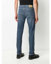 dunkelblaue enge Jeans von Z Zegna