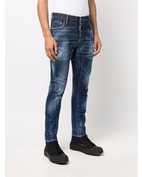 dunkelblaue enge Jeans von DSQUARED2