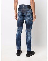 dunkelblaue enge Jeans von DSQUARED2