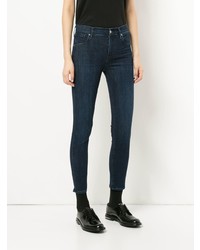 dunkelblaue enge Jeans von Agolde