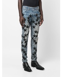 dunkelblaue enge Jeans von Amiri