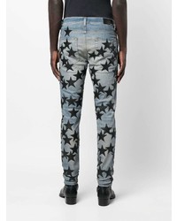 dunkelblaue enge Jeans von Amiri