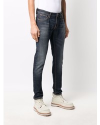 dunkelblaue enge Jeans von Nudie Jeans