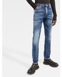 dunkelblaue enge Jeans von DSQUARED2