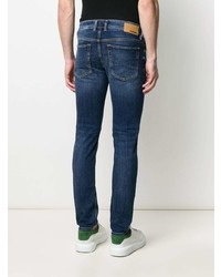 dunkelblaue enge Jeans von Diesel