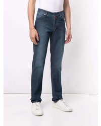 dunkelblaue enge Jeans von Kiton