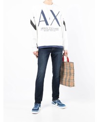 dunkelblaue enge Jeans von Armani Exchange