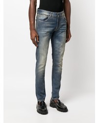 dunkelblaue enge Jeans von Salvatore Santoro