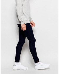 dunkelblaue enge Jeans von Pull&Bear