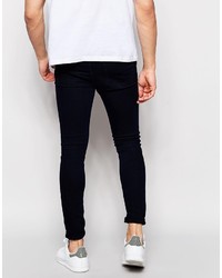 dunkelblaue enge Jeans von Pull&Bear