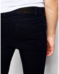 dunkelblaue enge Jeans von Pull&Bear