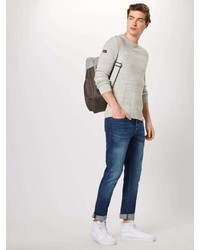 dunkelblaue enge Jeans von Superdry