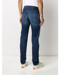 dunkelblaue enge Jeans von Diesel